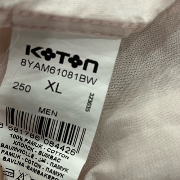 Mens Koton 100% Cotton Short Sleeve - Picture 12 of 12